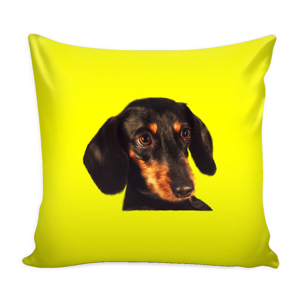 Dachshund Dog Pillow Cover - Dachshund Accessories - TeeAmazing