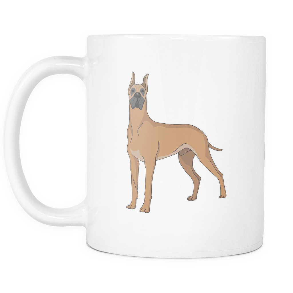 Great Dane Dog Mugs & Coffee Cups - Great Dane Coffee Mugs - TeeAmazing