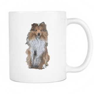 Shetland Sheepdog Dog Mugs & Coffee Cups - Shetland Sheepdog Coffee Mugs - TeeAmazing
