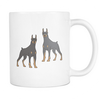 Doberman Pinscher Dog Mugs & Coffee Cups - Doberman Pinscher Coffee Mugs - TeeAmazing