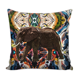 Elephant Pillow Cover - Elephant Accessories - TeeAmazing